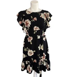 The Vanity Room Black Floral Dress‎